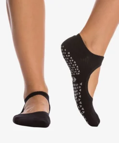 Tavi Noir Emma Grip Socks - Ebony