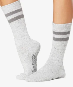 Tavi Noir Kai Grip Socks - Heather/Light Grey