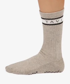 Tavi Noir Kai Grip Socks - Shitake Heather