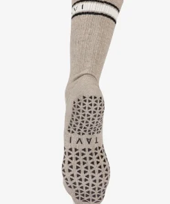 Tavi Noir Kai Grip Socks - Shitake Heather