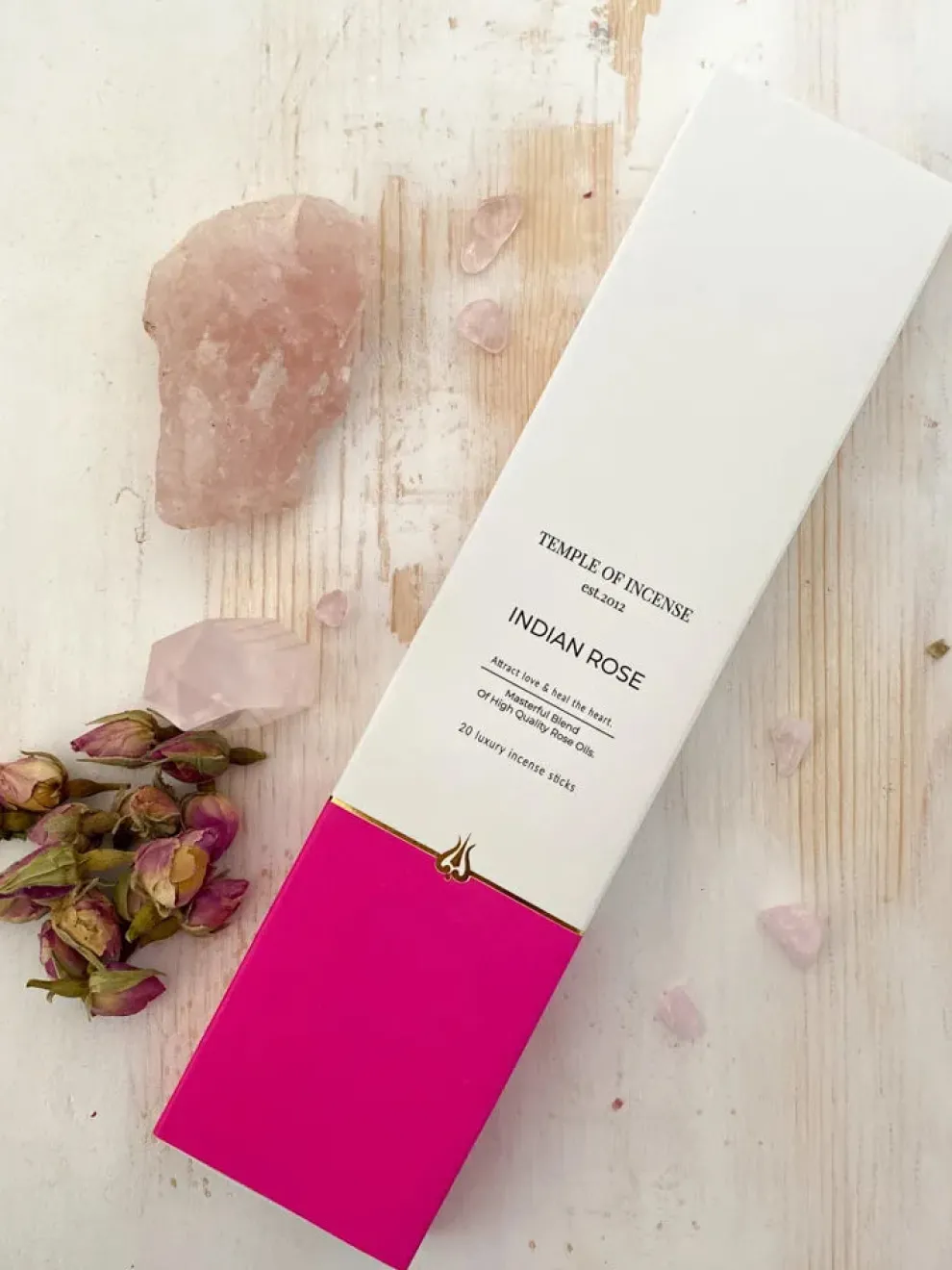 Temple of Incense - Indian Rose Incense Sticks