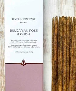 Temple of Incense - Bulgarian Rose & Oudh Incense Sticks