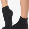 ToeSox Full Toe Ankle Grip Socks - Black