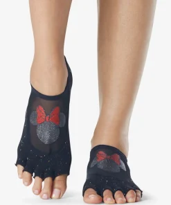 ToeSox Half Toe Luna Grip Socks - Confetti Minnie