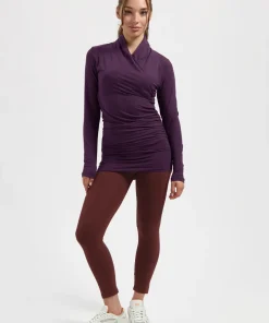 Urban Goddess Good Karma Long Sleeve Yoga Top - Bloom