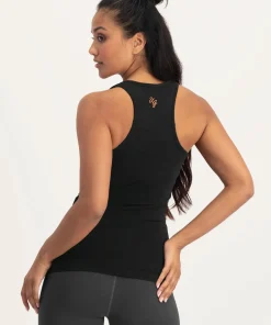 Urban Goddess Hamsa Core Yoga Tank - Onyx Black