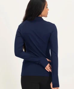 Urban Goddess Ishtar Long Sleeve Yoga Top - Midnight