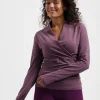 Urban Goddess Ishtar Long Sleeve Yoga Top - Berry