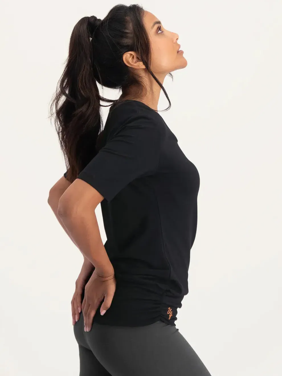 Urban Goddess Kami Yoga Tee - Onyx Black