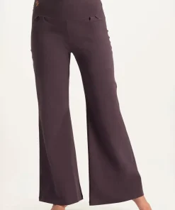 Urban Goddess Maeve Wide Leg Yoga Pants - Berry