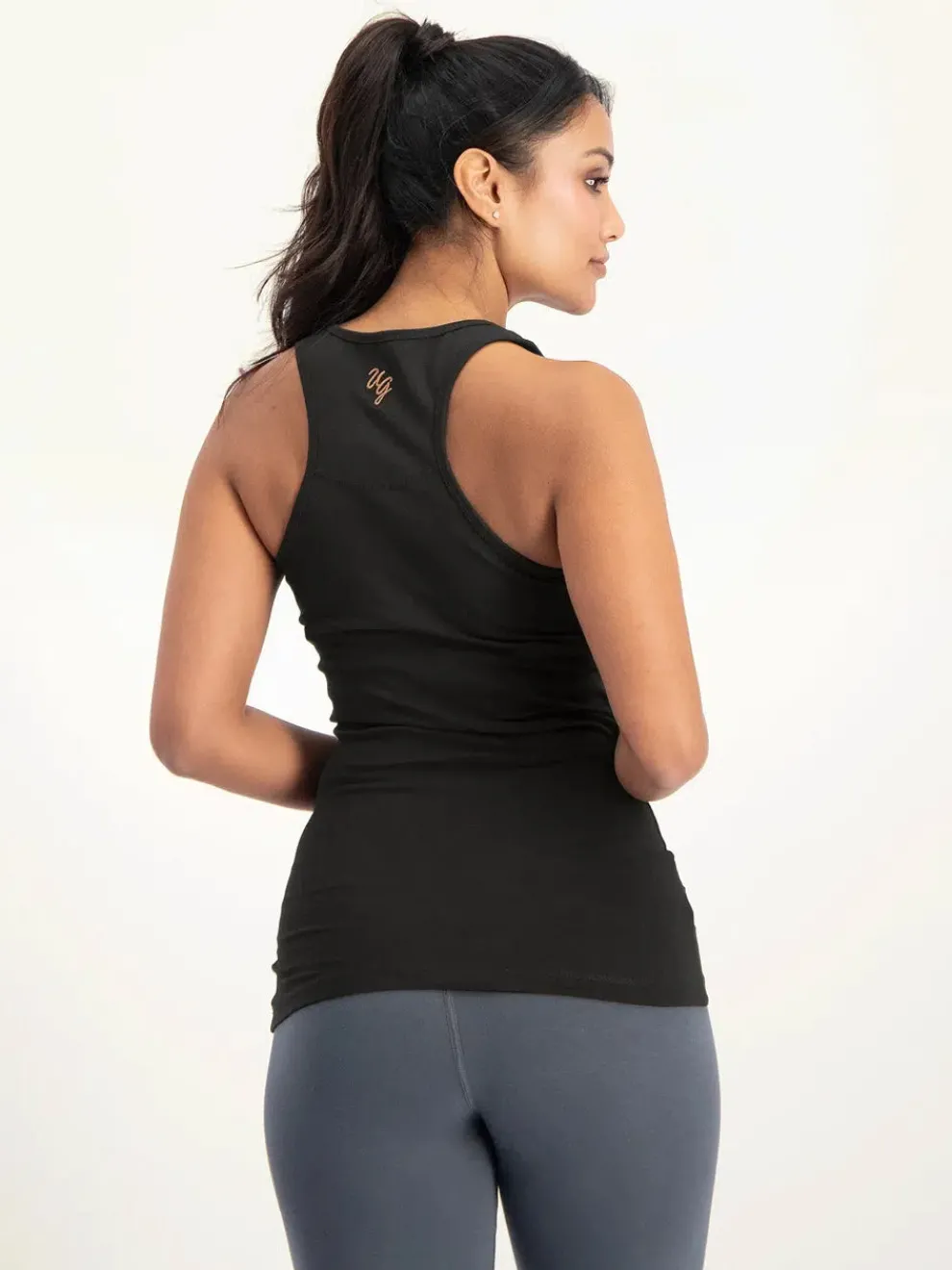 Urban Goddess Metatron Core Yoga Tank - Onyx Black