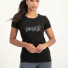 Urban Goddess Namaste Core Yoga Tee - Onyx Black