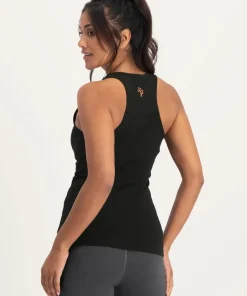 Urban Goddess OM Core Yoga Tank - Onyx Black