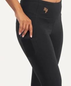 Urban Goddess Tara Pocket Yoga Leggings - Onyx Black