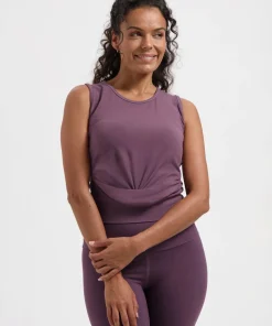 Urban Goddess Veyra Knot Yoga Tank - Berry