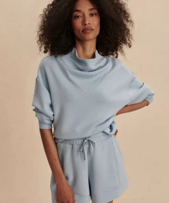 Varley Atrium High Rise Short 4.5 - Cashmere Blue