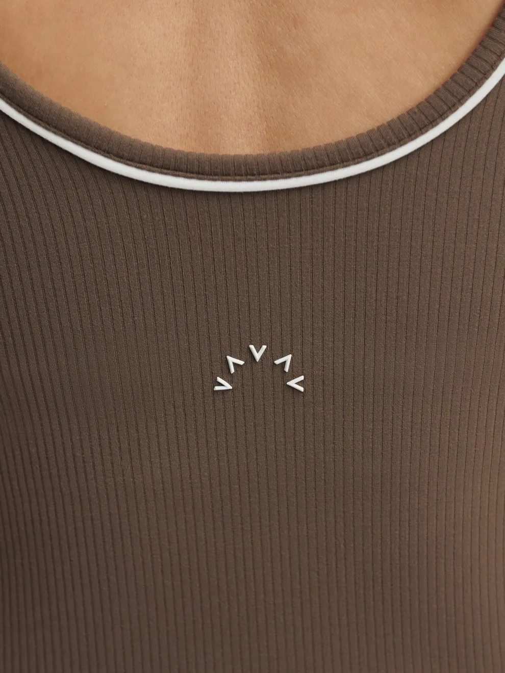 Varley Barney Piped Tank - Chocolate Chip