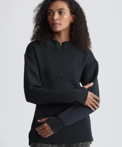 Varley Cleo Half Zip Midlayer - Black
