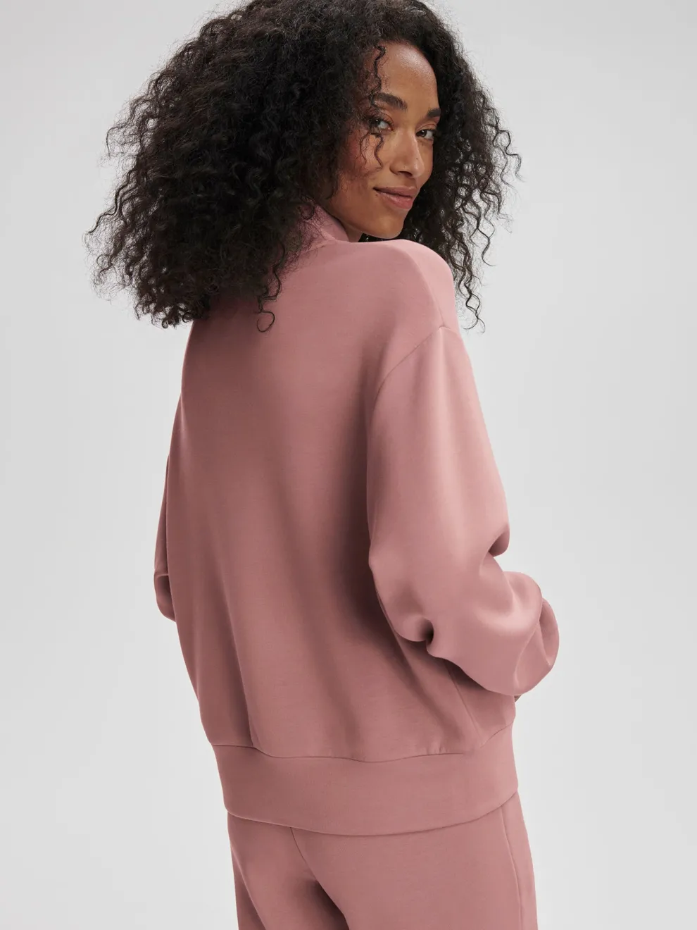 Varley Davidson Sweat - Ash Rose