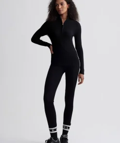 Varley Demi 2.0 Half Zip Knit - Black