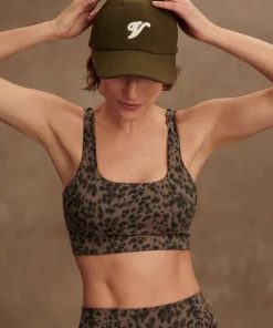 Varley Freesoft Cori Bra - Brown Contrast Cheetah