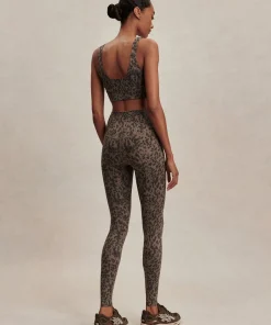 Varley Freesoft Cori Bra - Brown Contrast Cheetah