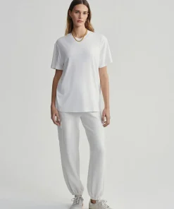 Varley Leighton Boyfriend Tee - White