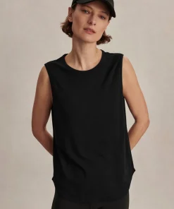 Varley Nolan Seamless Longline Tank - Black