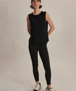 Varley Nolan Seamless Longline Tank - Black
