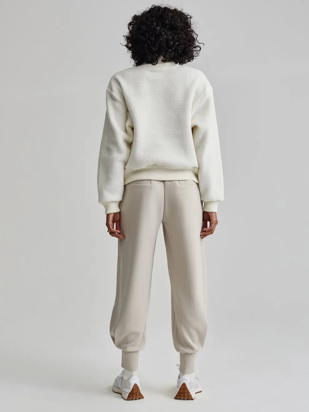 Varley Roselle Half Zip Fleece - Egret