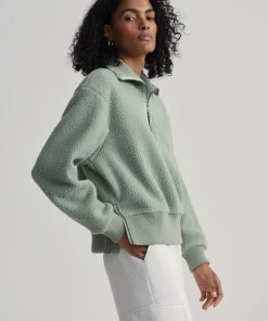 Varley Roselle Half Zip Fleece - Lily Pad