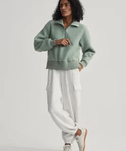 Varley Roselle Half Zip Fleece - Lily Pad