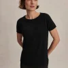 Varley Saskia Seamless Longline Tee - Black