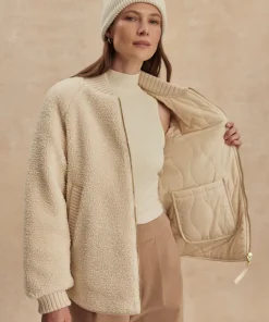 Varley Serina Reversible Quilt Jacket - Sandshell