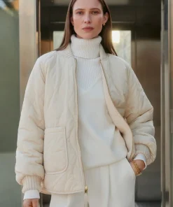 Varley Serina Reversible Quilt Jacket - Sandshell