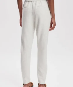 Varley The Slim Zip Hem Pant 29.5 - Ivory Marl