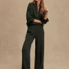 Varley The Wide Leg Pant 30 - Olive Marl