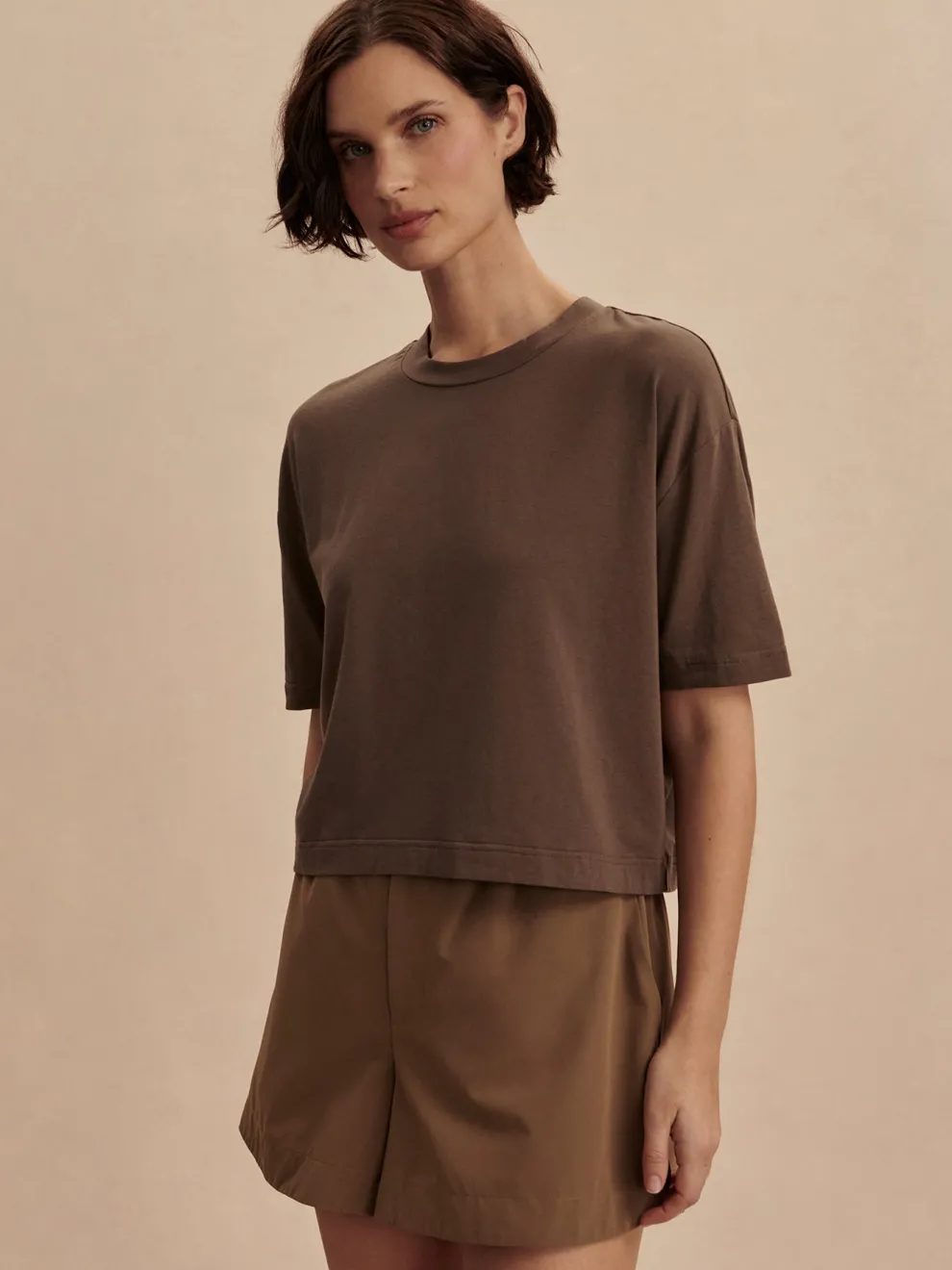 Varley Venice Easy Tee - Chocolate Chip