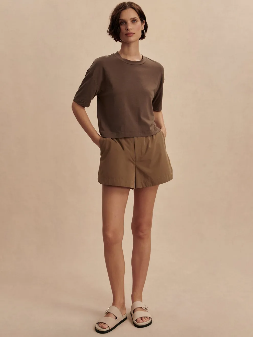 Varley Venice Easy Tee - Chocolate Chip