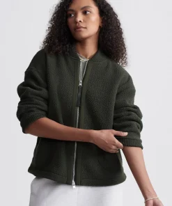 Varley Willmont Patch Pocket Fleece - Dark Resin Green