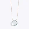 Wanderlust Life Fine Cord Necklace - Aquamarine
