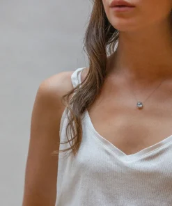 Wanderlust Life Fine Cord Necklace - Aquamarine