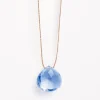 Wanderlust Life Fine Cord Necklace - California Blue Quartz