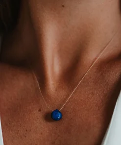 Wanderlust Life Fine Cord Necklace - Lapis Lazuli