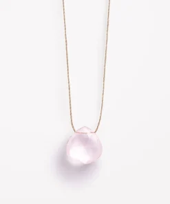 Wanderlust Life Fine Cord Necklace - Rose Quartz