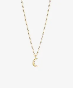 Wanderlust Life Gold Chain Pendant Necklace - Petite Luna
