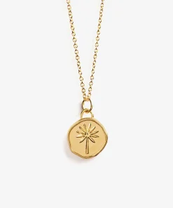 Wanderlust Life Gold Chain Pendant Necklace - Terra
