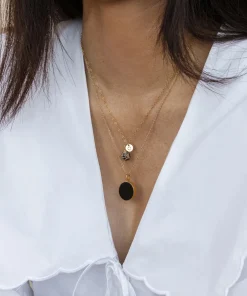 Wanderlust Life Gold Chain Pendant Necklace - Leopard Jasper