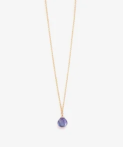 Wanderlust Life Gold Chain Pendant Necklace - Alexandrite Quartz