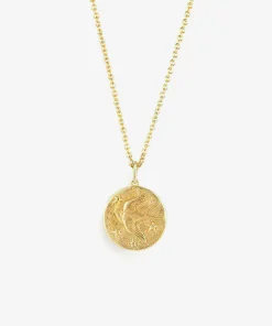 Wanderlust Life Gold Chain Pendant Necklace - Petite Swallow